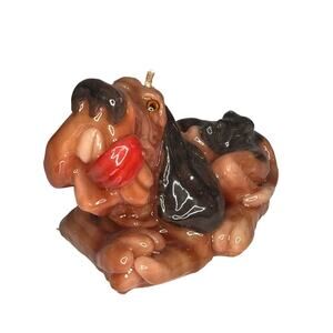 Vintage Tennessee Vols Carved Smokey Candle Sculpture Volunteers Mascot Dog